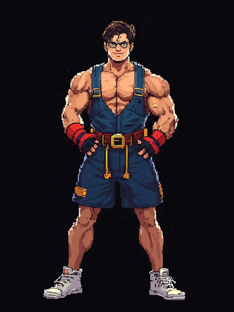8 bit character generator - sci-fi pixel art character