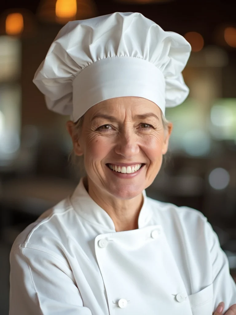 AI chef headshot - press kit editorial style