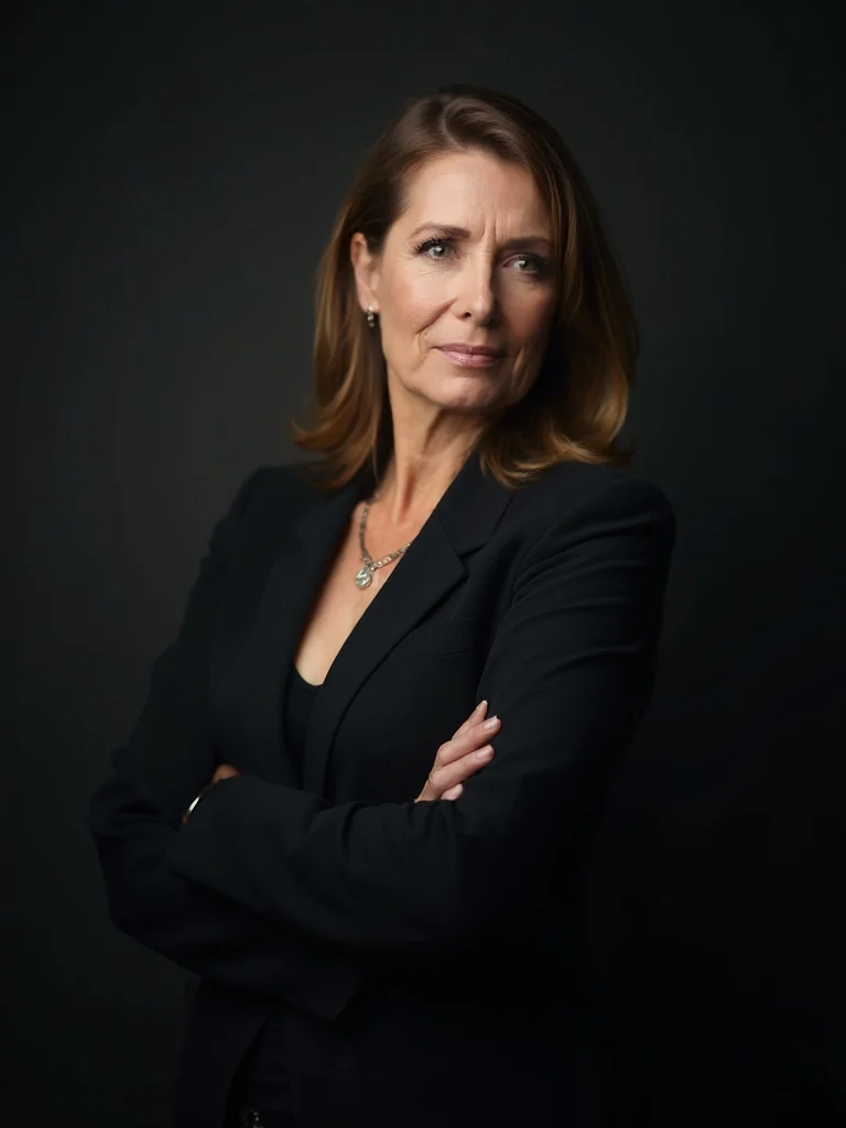 AI corporate headshot - office environment