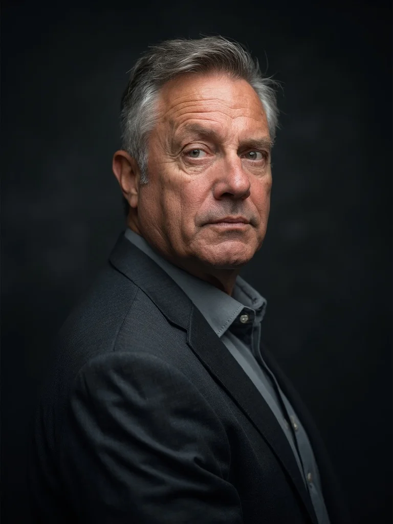 AI business casual headshot - natural light