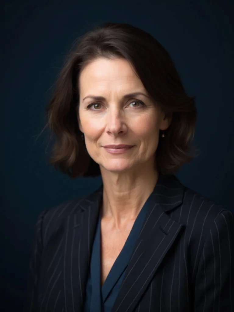 AI dental headshot - professional smiling portrait