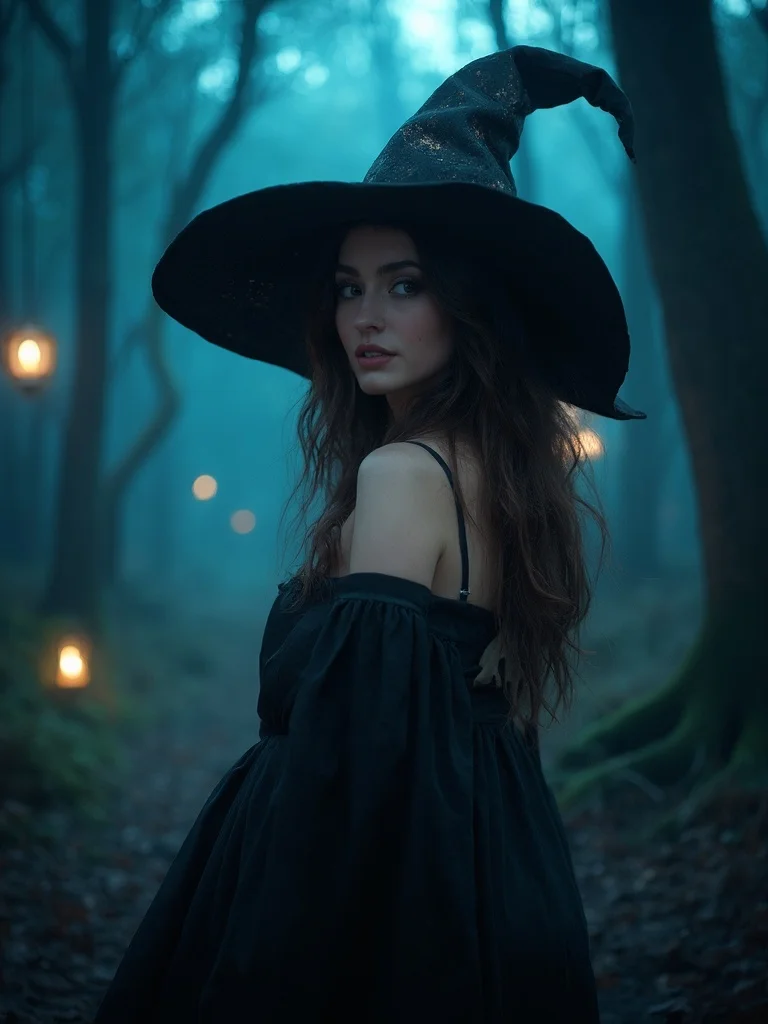 AI halloween photo - vampire costume dramatic lighting