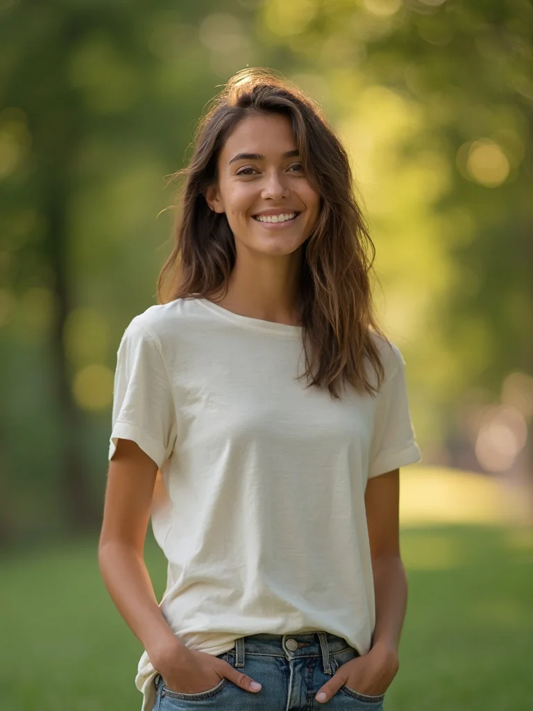 AI pose generator - confident standing pose studio