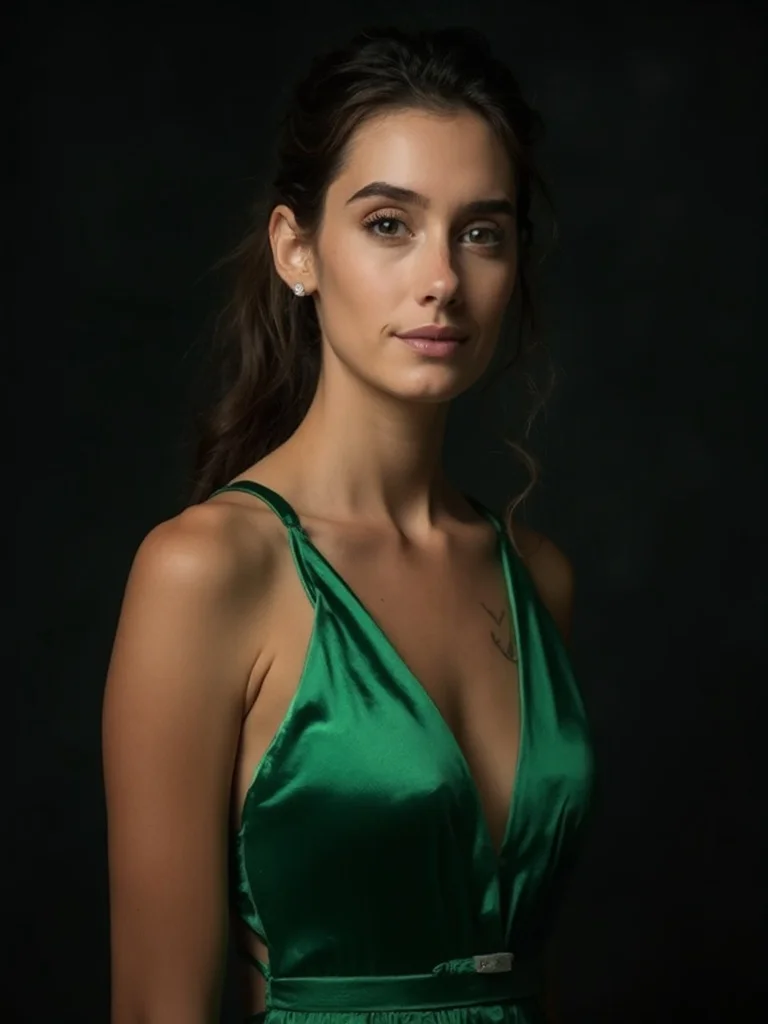 AI prom photo - garden party natural light
