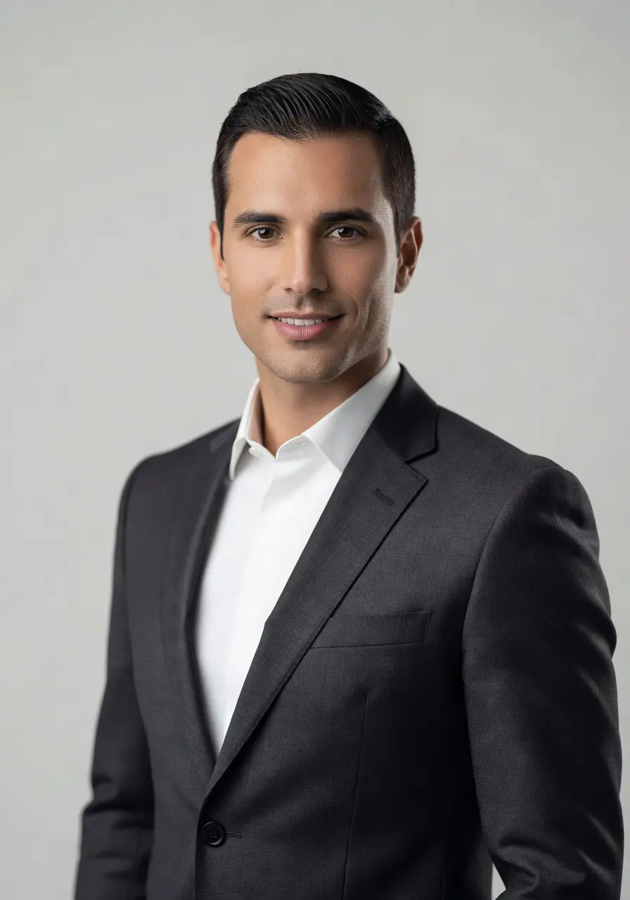 AI professional headshot - man