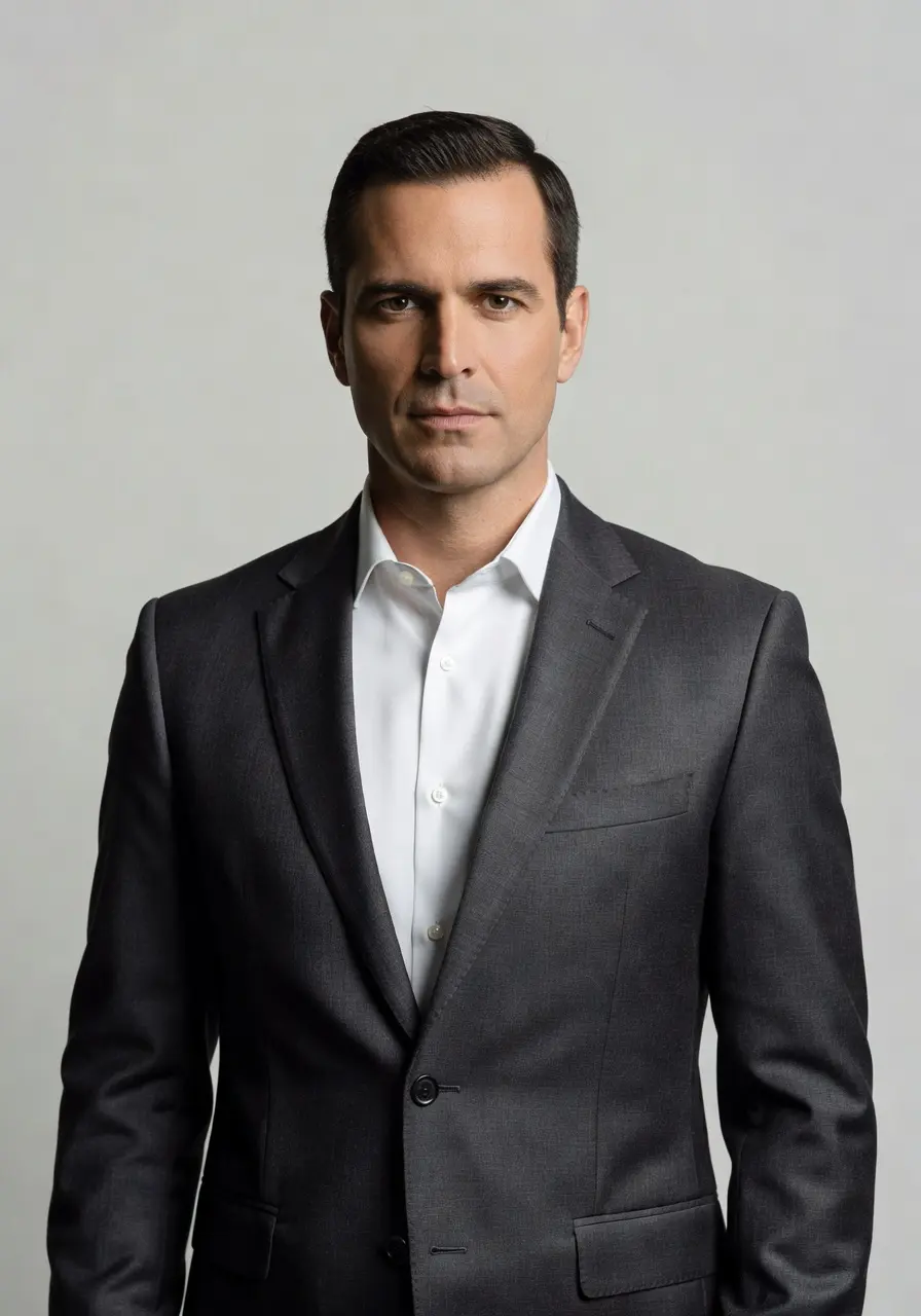 AI LinkedIn headshot - man business casual