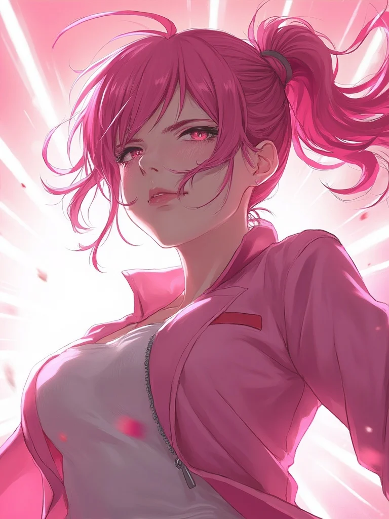 Photo to anime converter result - shonen anime style portrait