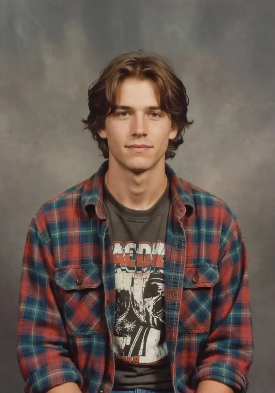 AI senior portrait - modern style